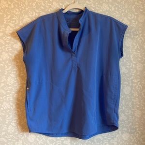 Figs Ceil Blue Top